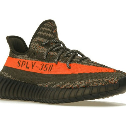 Adidas Yeezy 350 V2 Carbon Beluga HQ7045, trois-quarts avant extérieur