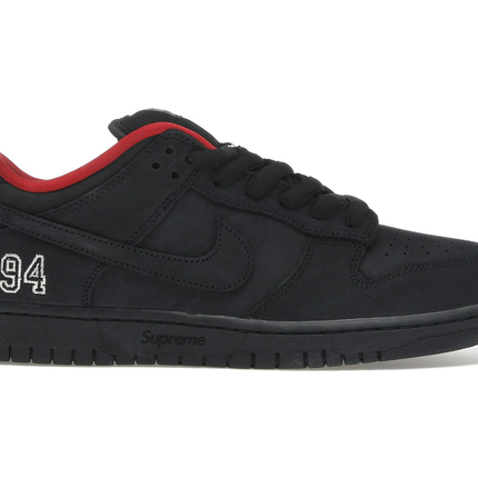 Nike SB Dunk Low Supreme 94 Black HQ8487-001, vue principale