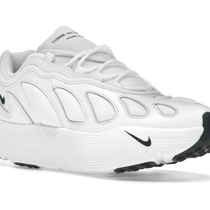 Nike Sense 96 SP Comme Des Garcons Homme Plus Summit White HV1944-100, trois-quarts avant extérieur