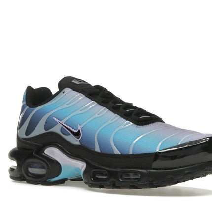 Nike Air Max Plus Black Hydrangeas HV2510-001, trois-quarts avant extérieur