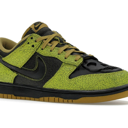 Nike Dunk Low QS Halloween Skull HV6103-300, trois-quarts avant extérieur