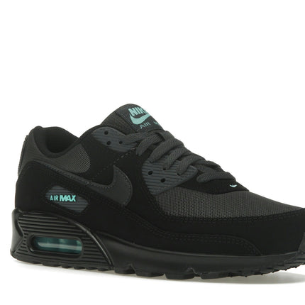 Nike Air Max 90 Black Tiffany HV6224-001, trois-quarts avant extérieur