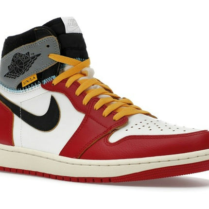 Air Jordan 1 Retro High OG SP Union LA Chicago Shadow HV8563-600, trois-quarts avant extérieur