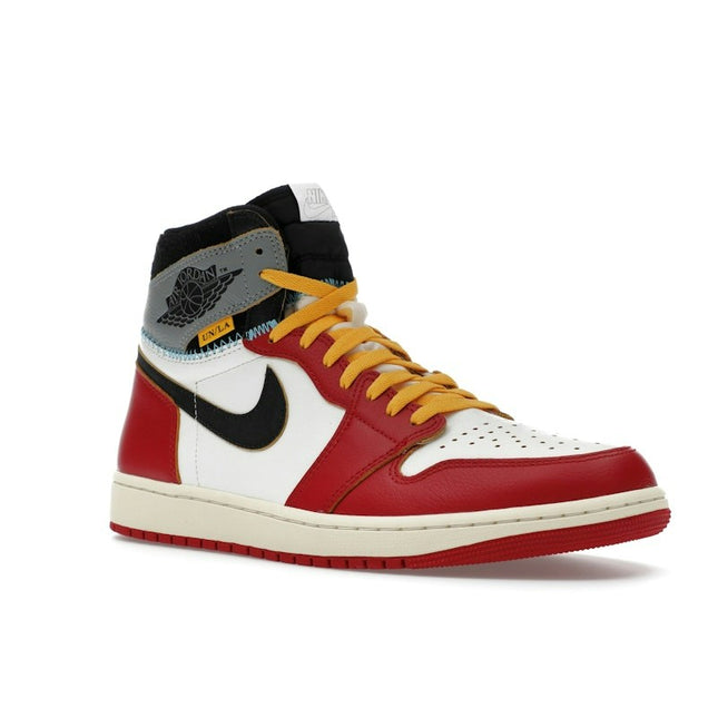 Air Jordan 1 Retro High OG SP Union LA Chicago Shadow HV8563-600, trois-quarts avant extérieur