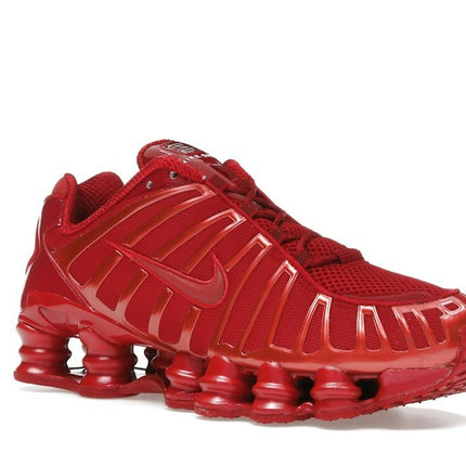 Nike Shox TL Gym Red White IB1087-600, trois-quarts avant extérieur
