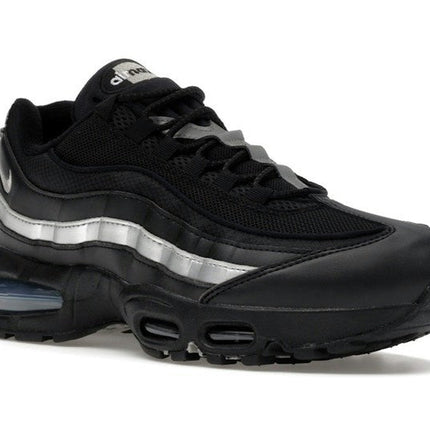 Nike Air Max 95 OG Big Bubble Black Metallic Silver IB1667-003, trois-quarts avant extérieur