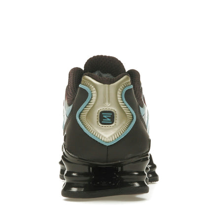 Nike Shox TL Velvet Brown Denim Turquoise IB4340-200, arrière