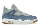 Air Jordan 4 Retro TEX Denim Worn Blue IB6716-100, vue principale