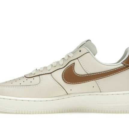 Nike Air Force 1 '07 Pearl White Pale Ivory Sail Light British Tan IB8865-221, profil intérieur