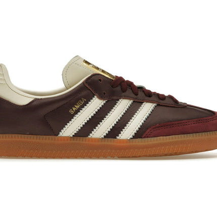 Adidas Samba OG Maroon Gold Metallic ID0477, vue principale