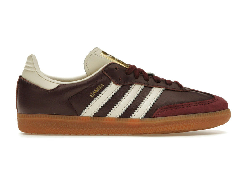 Adidas Samba OG Maroon Gold Metallic