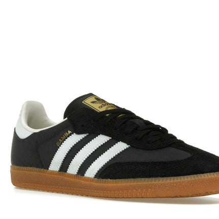 Adidas Samba OG Carbon ID0493, trois-quarts avant extérieur