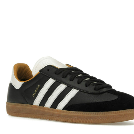 Adidas Samba OG JJJJound Black ID8707, trois-quarts avant extérieur