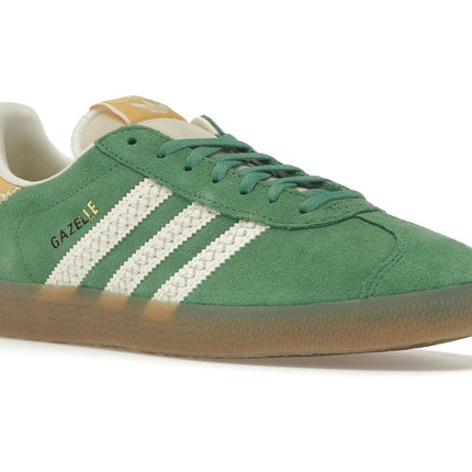 Adidas Gazelle Preloved Green IE3692, trois-quarts avant extérieur