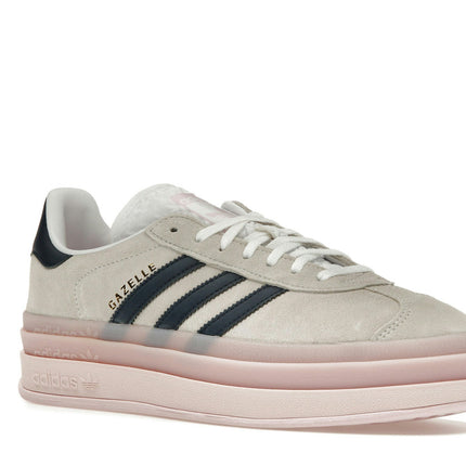 Adidas Gazelle Bold Clear Pink Night Indigo IE6508, trois-quarts avant extérieur