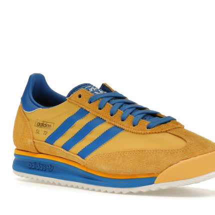 Adidas SL 72 RS Utility Yellow Bright Royal IE6526, trois-quarts avant extérieur