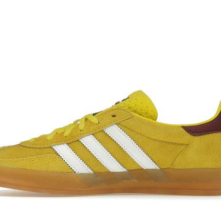 Adidas Gazelle Indoor Bright Yellow Burgundy IE7003, profil intérieur