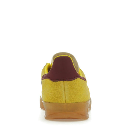 Adidas Gazelle Indoor Bright Yellow Burgundy IE7003, arrière