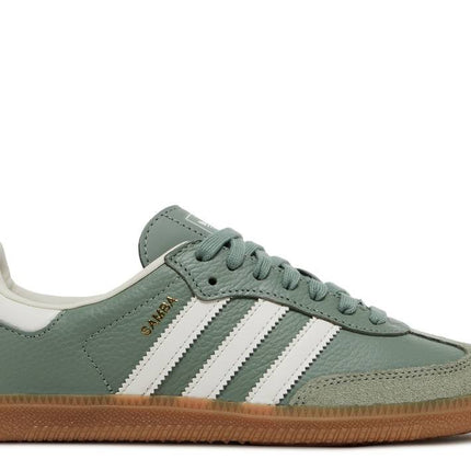 Adidas Samba OG Silver Green Gum IE7011, vue principale