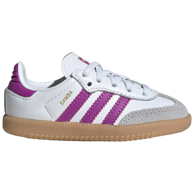 Adidas Samba OG Cloud White Purple Burst Gum (TD) IE8852, vue principale