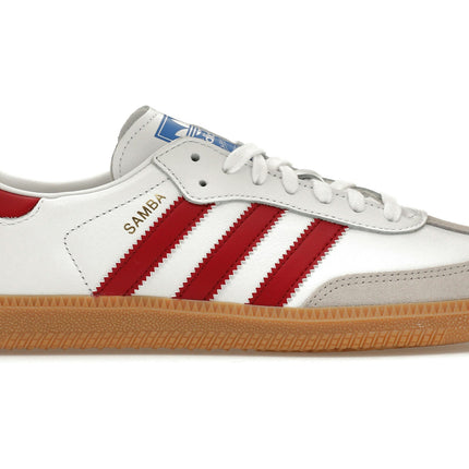 Adidas Samba OG White Burgundy Gum IF3813, vue principale
