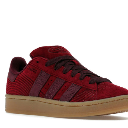 Adidas Campus 00s Japanese Rock Garden Burgundy IF4335, trois-quarts avant extérieur