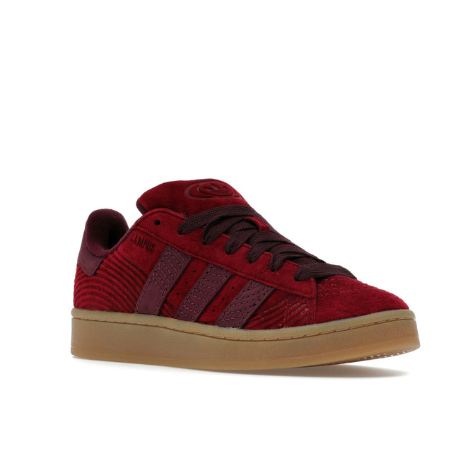 Adidas Campus 00s Japanese Rock Garden Burgundy IF4335, trois-quarts avant extérieur