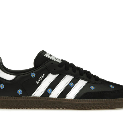 Adidas Samba Light Blue Floral Core Black IF4397, vue principale