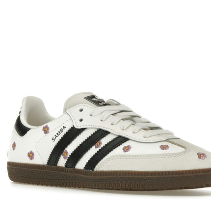 Adidas Samba Light Purple Floral IF4398, trois-quarts avant extérieur