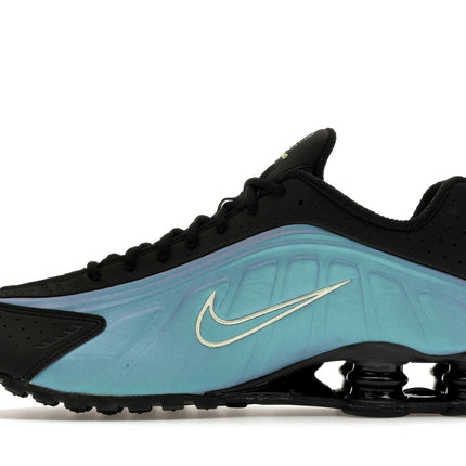 Nike Shox R4 Sapphire Light Liquid Lime IF4849-500, profil intérieur