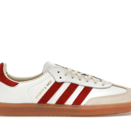 Adidas Samba OG Sporty & Rich White Core Burgundy IF5660, vue principale