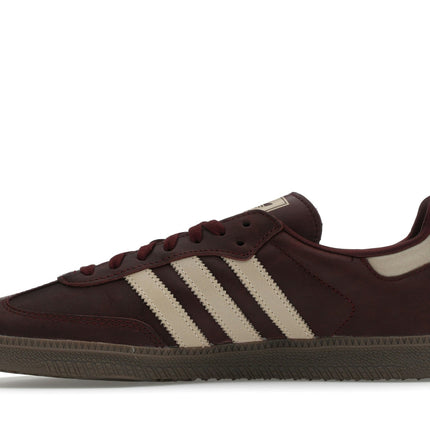Adidas Samba OG Maroon Crystal Sand IF7004, profil intérieur