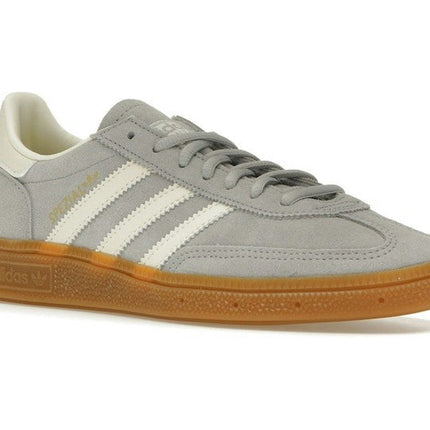 Adidas Handball Spezial Grey Cream White IF7086, trois-quarts avant extérieur