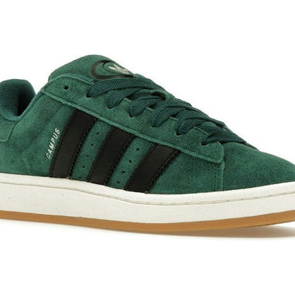 Adidas Campus 00s Collegiate Green Core Black Gum IF8763, trois-quarts avant extérieur