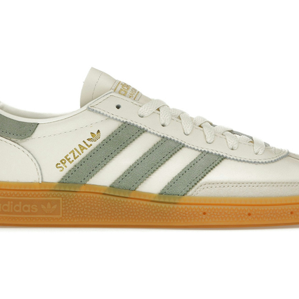 Adidas Handball Spezial Off White Silver Green IF9730, vue principale