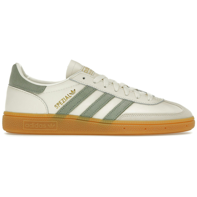 Adidas Handball Spezial Off White Silver Green IF9730, vue principale