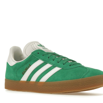 Adidas Gazelle Court Green Footwear White IG0671, trois-quarts avant extérieur