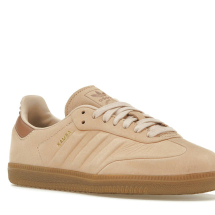 Adidas Samba OG Halo Blush Gum IG1243, trois-quarts avant extérieur