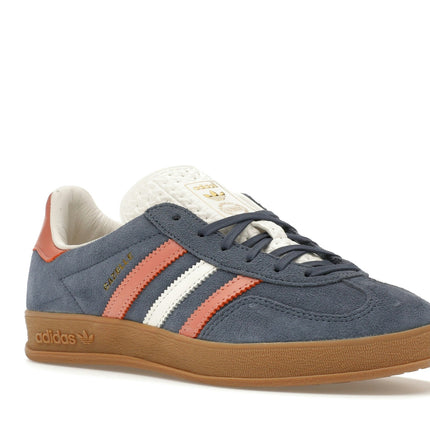 Adidas Gazelle Indoor Preloved Ink IG1640, trois-quarts avant extérieur