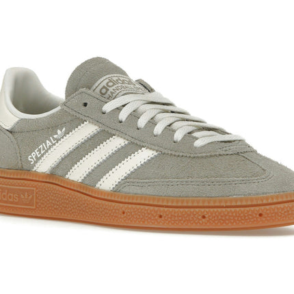 Adidas Handball Spezial Silver Pebble IG1966, trois-quarts avant extérieur