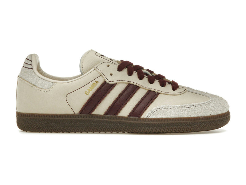 Adidas Samba OG Wonder White Maroon