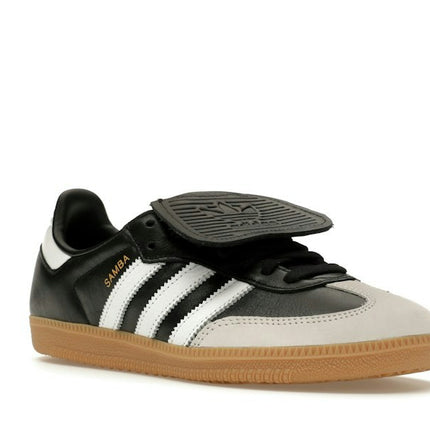 Adidas Samba LT Black White Gum IG2010, trois-quarts avant extérieur
