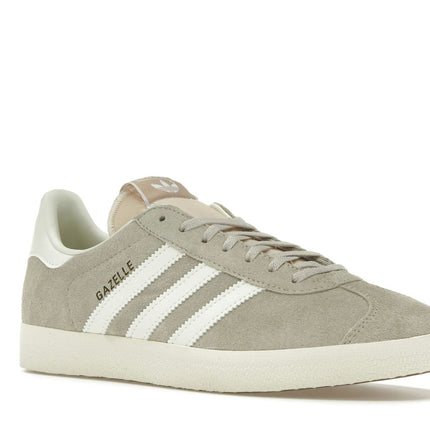 Adidas Gazelle Wonder Beige Off White IG5796, trois-quarts avant extérieur