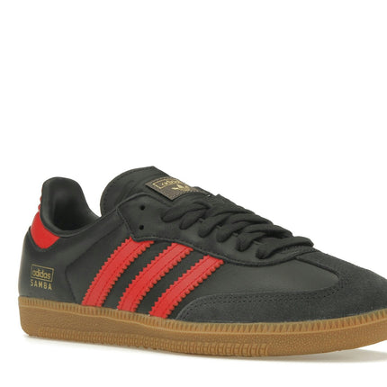 Adidas Samba OG Carbon Better Scarlet IG6173, trois-quarts avant extérieur
