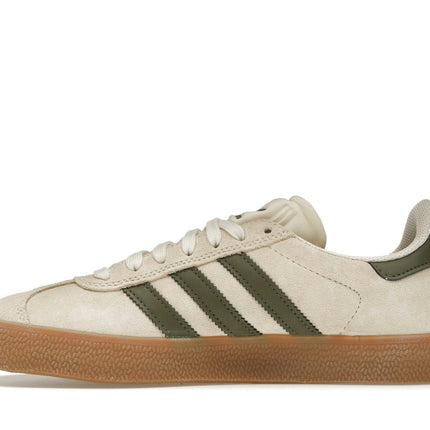 Adidas Gazelle ADV Ecru Tint Focus Olive IH3351, profil intérieur