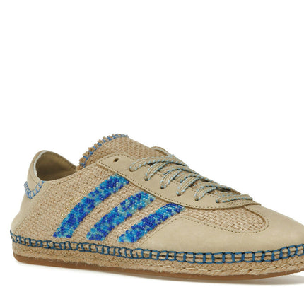 Adidas Gazelle CLOT Linen Khaki IH3641, trois-quarts avant extérieur