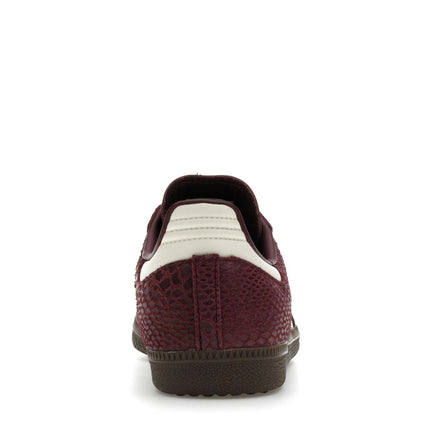 Adidas Samba OG Snakeskin Maroon Cream White IH3979, arrière