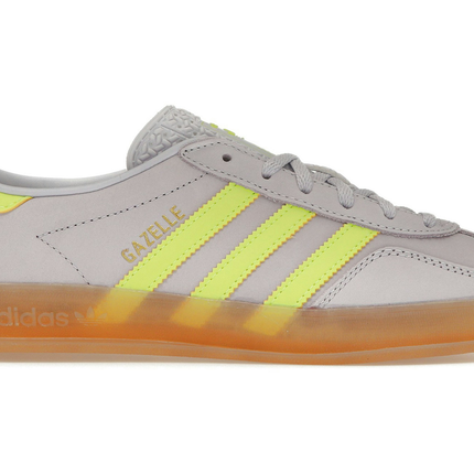 Adidas Gazelle Indoor Silver Dawn Solar Yellow IH5492, vue principale