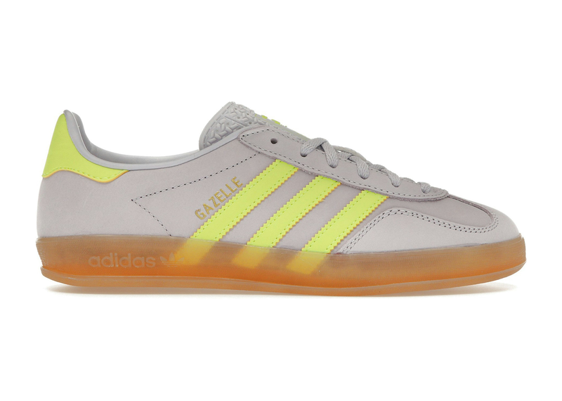 Adidas Gazelle Indoor Silver Dawn Solar Yellow