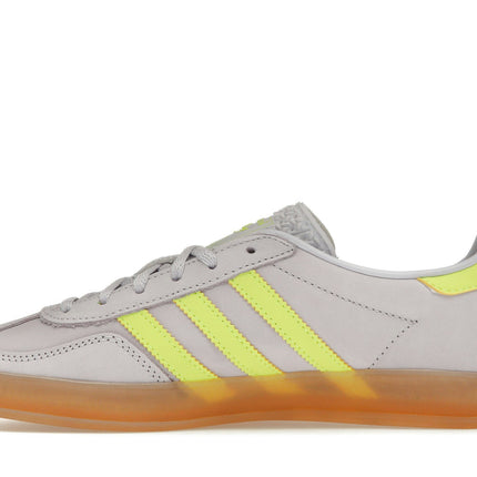 Adidas Gazelle Indoor Silver Dawn Solar Yellow IH5492, profil intérieur